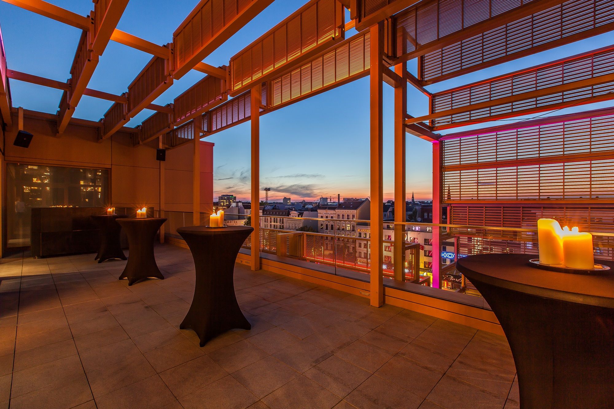 Location für Corporate Events mit Dachterrasse