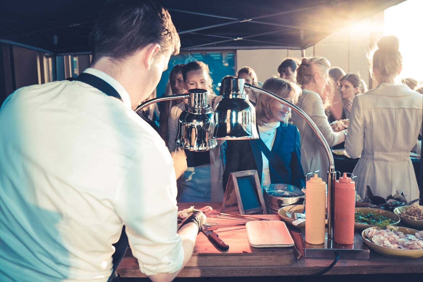 Corporate Events mit Terrasse über der Reeperbahn